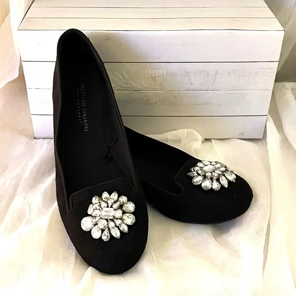 Christian Siriano Shoes Christian Siriano Jeweled Flats Size